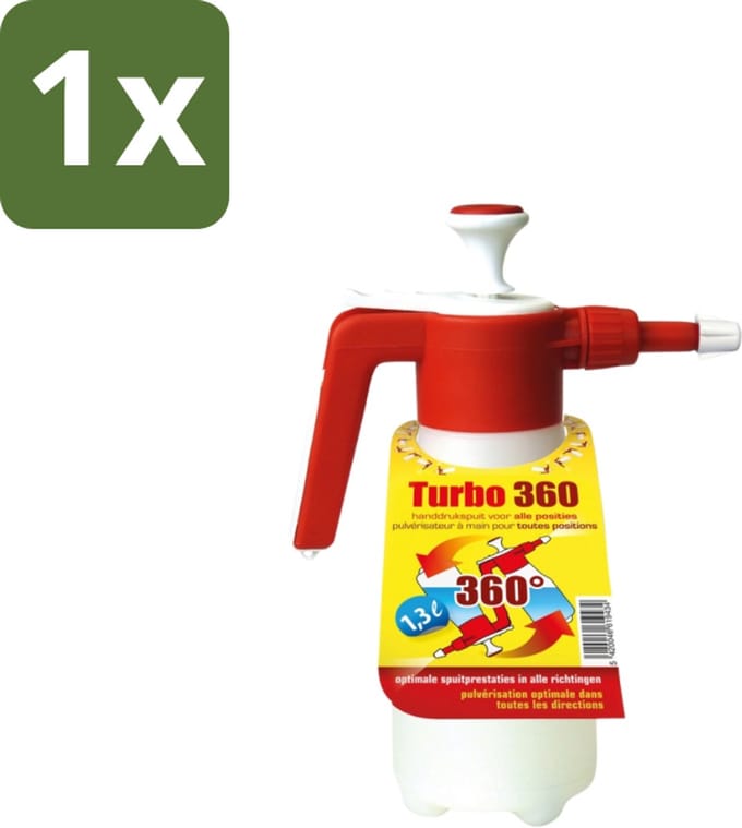 BSI – Turbo Handdrukspuit – Handmatig Pompsysteem – 1,3 L - 1 stuk