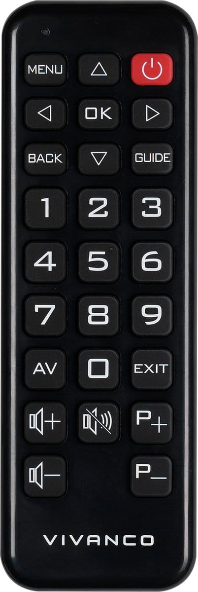Vivanco RR Z 170 Panasonic Afstandsbediening Zwart