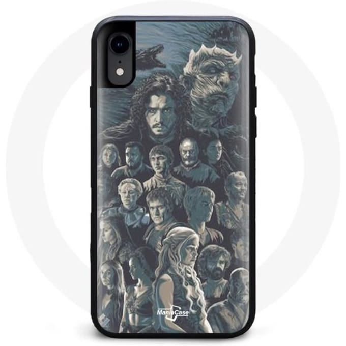 Coque - Game of Thrones - Iphone X - Rigide - Protection - Personnages gris