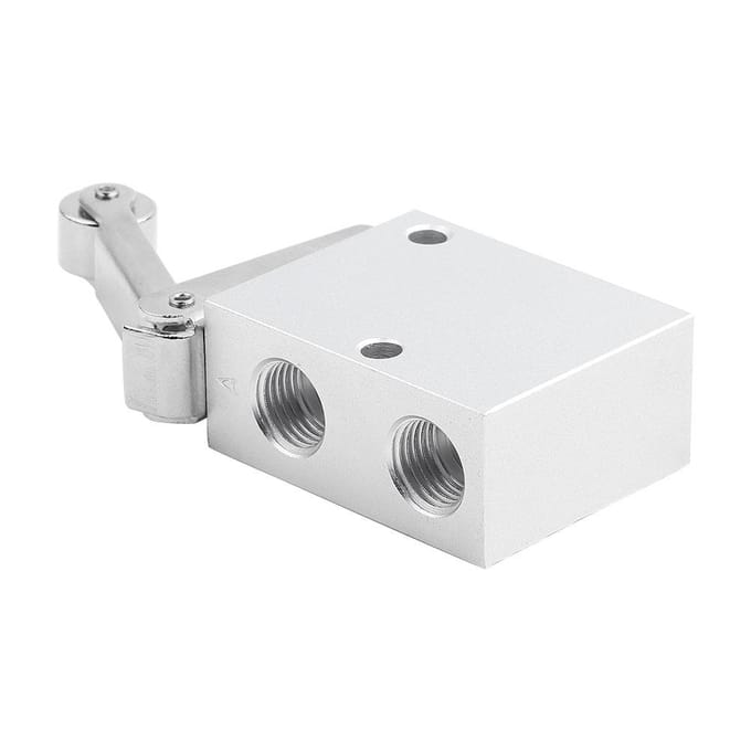 PT 14 Draad Roller Type Mechanische Pneumatische Klep 2 Posities 3 Wegen white