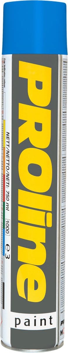PROline-paint belijningsverf, blauw, 750 ml