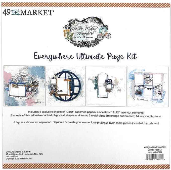 49 And Market - Vintage Artistry Everywhere Ultimate Page Kit