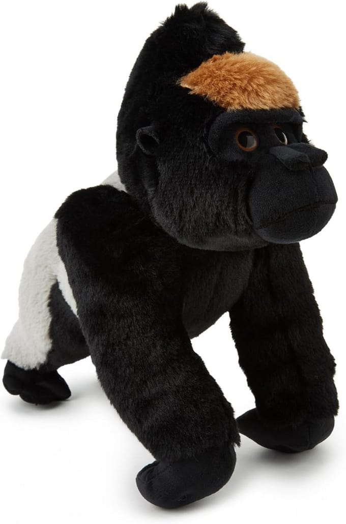 Grote Zachte Gorilla Knuffel 32 cm - Milieuvriendelijk Pluche Dier Speelgoed