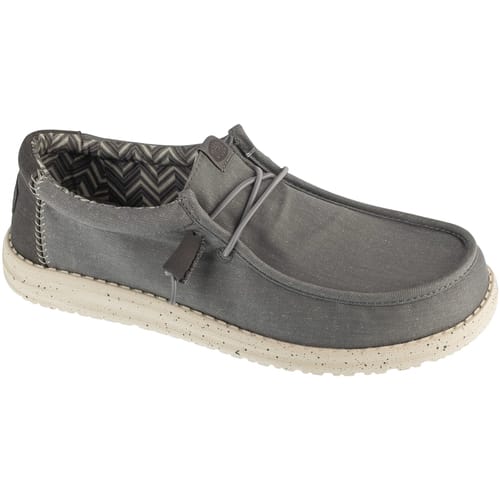 Hey Dude Wally Stretch Canvas, Mannen, Grijs, Sneakers, maat: 42