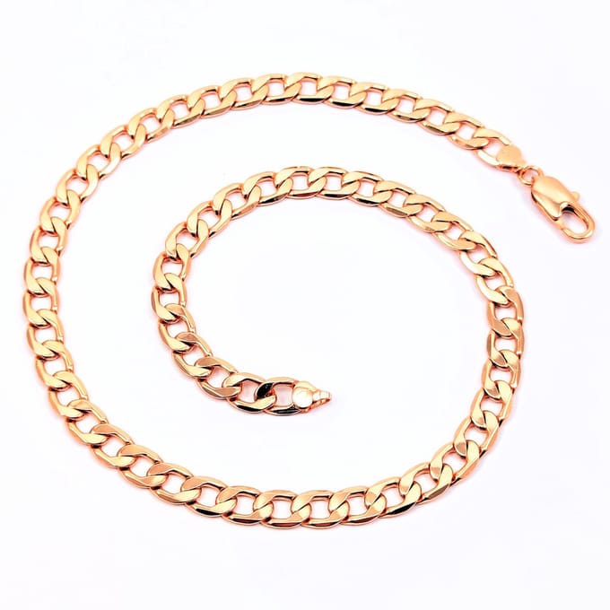XUPING Roségoudkleurig Cubaanse Schakelketting