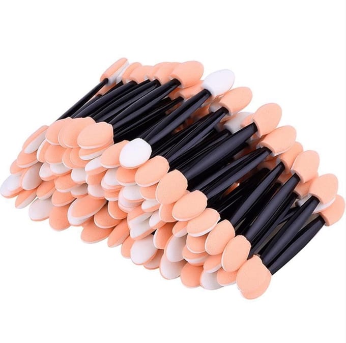 Goodbitz® - Make up Applicators - 100 stuks - Make up applicator oogschaduw - Makeup applicator - Oogschaduw Applicator - Dubbelzijdig Make Up Applicator