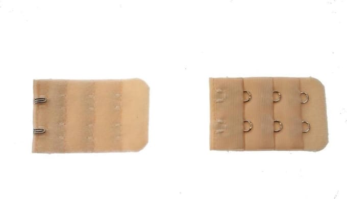 Beha Verlengstuk / Verlenger 2 Haaks Beige 2 stuks