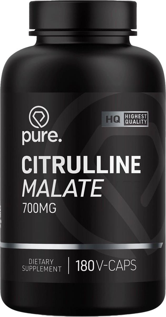 Pure. Citrulline Malate - 700mg - 180 vegan capsules - malaat - aminozuur