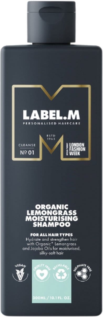 label.m - Organics - Moisturising Lemongrass Shampoo - 200 ml