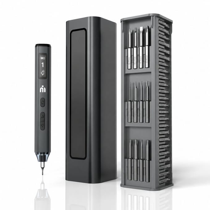 MATTI® - Elektrische Schroevendraaier - Schroevendraaierset Precisie - 60 Bits - Oplaadbaar - 5 Standen - Schroevendraaier