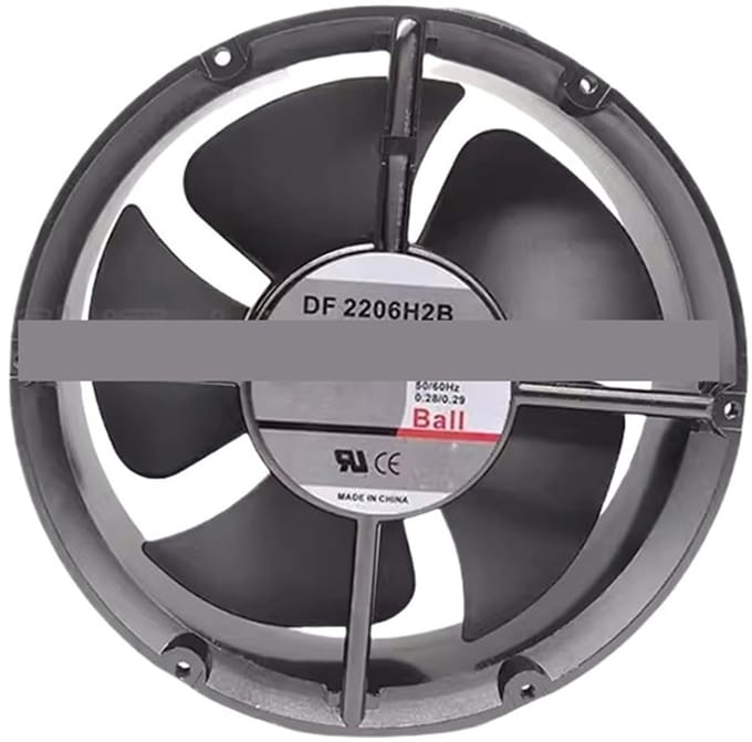 Koelventilator - Elektronische Fan - Apparatuur Koelen - 220V Model - 350 gram - Zwart