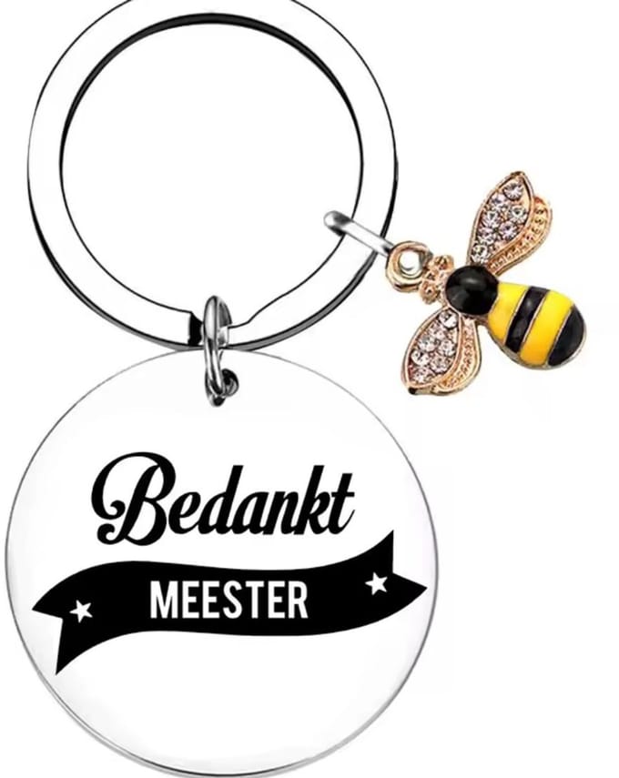 Akyol - Beste Meester - Teacher – Sleutelhanger – sleutelhanger leraar - meester sleutelhanger- meester cadeau – docent – meester sleutelhanger – cadeau
