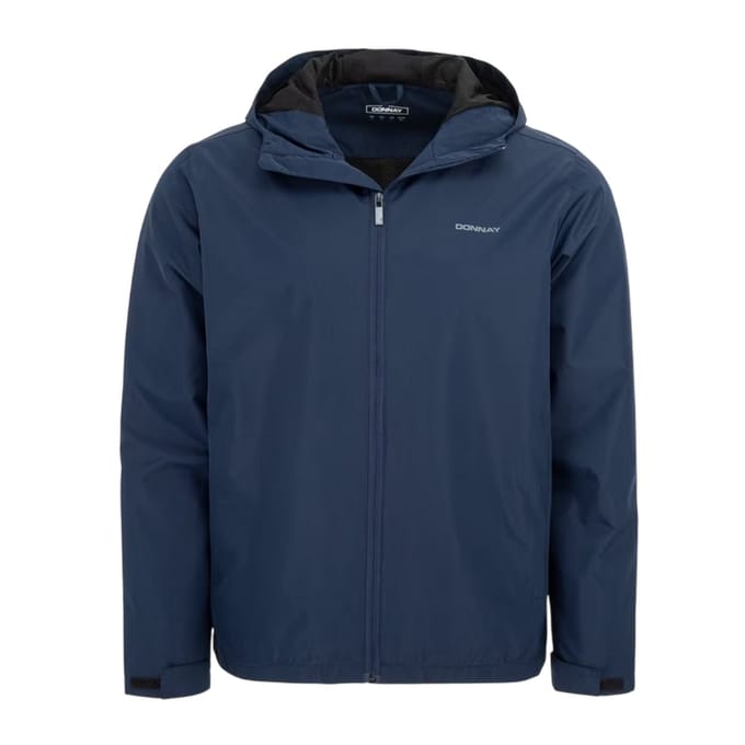 Donnay Heren Lichtgewicht Jas met Capuchon (Marine)