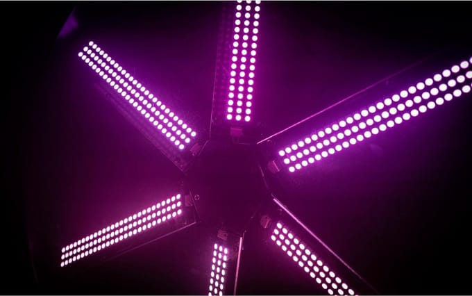LED FAN RGB Ventilator met LED-EFFECT en hoog vermogen