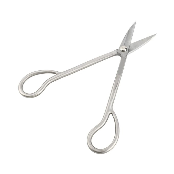 Roestvrijstalen Bonsaischaar Bonsaischaar Lange Handvat Schaar 185mm gray