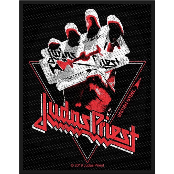 Judas Priest British Steel Vintage Unisex Patch - meerkleurig - Standard