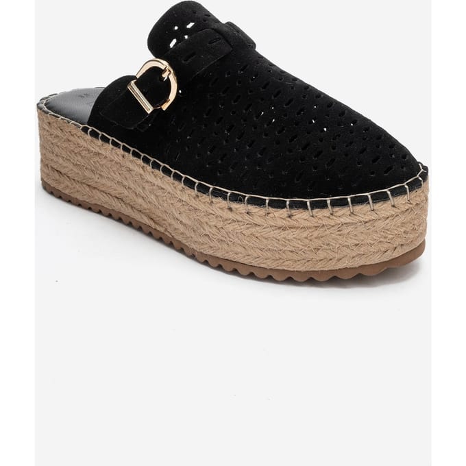 Louis Leren Plateau Sandaal