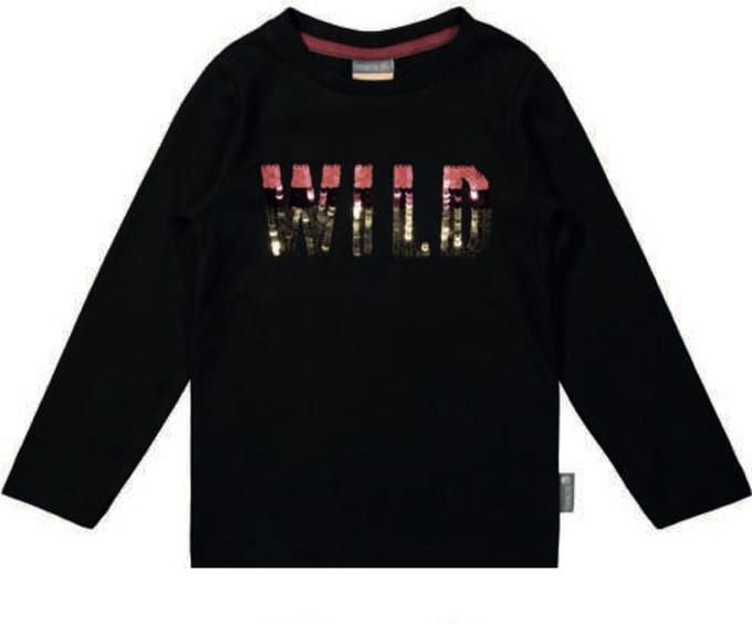 Vinrose longsleeve maat 98/104 zwart