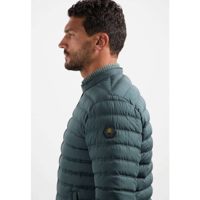 No Excess Jacket Short Fit Padded Dark Steel Größe: M | Bomberjacken Outlet | Herren