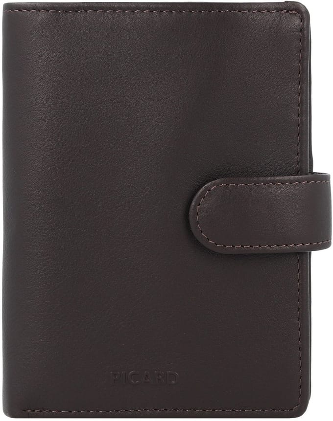 Picard Brooklyn Portemonnee Leer 10 cm - Jongens - Horizontaal - cafe