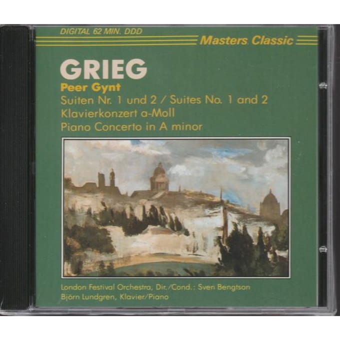 CD EDVARD GRIEG - Peer Gynt CLS4013 Masters Classic Netherland Klassiek Gebruikt gray
