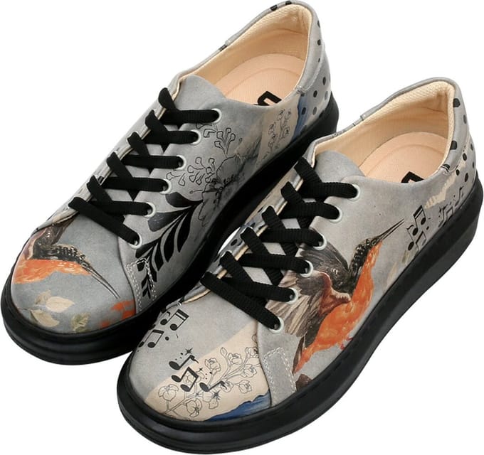 DOGO Myra Dames Sneakers - Birds Chirping 38