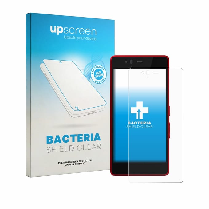 upscreen - Screenprotector voor Fujitsu Arrows M04 - Folie Beschermfolie transparant antibacterieel