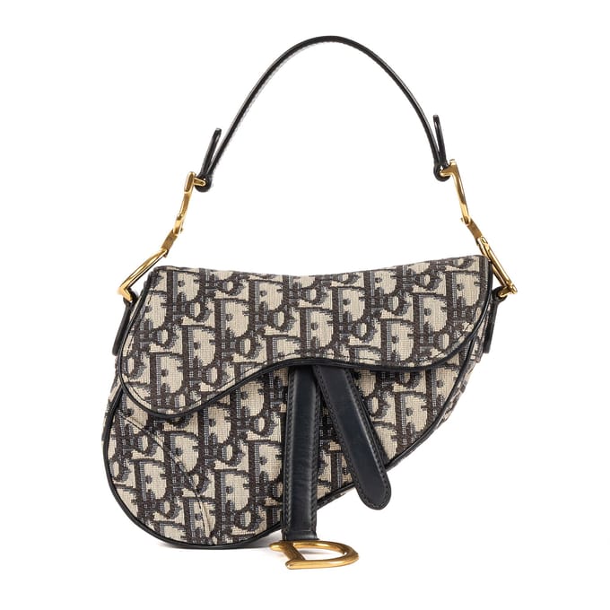 Oblique Saddle Mini Handtas