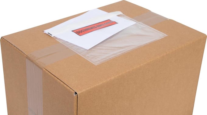 Paklijstenvelop cleverpack zk bedrukt 165x110mm | 10 stuks