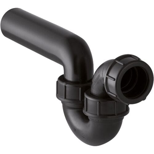 Geberit PE Leidingsifon - 0 - 90 - 180 graden - zwart