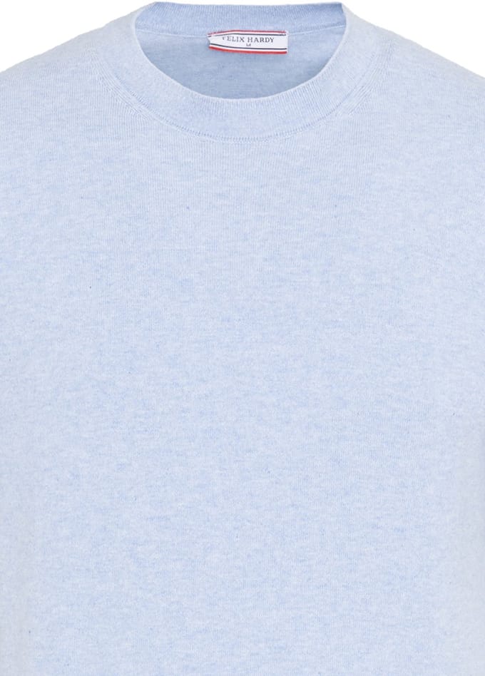 Felix Hardy Tshirt 100% Katoen - 2 Pack Heren Ecru-Blauw Gemêleerd - L