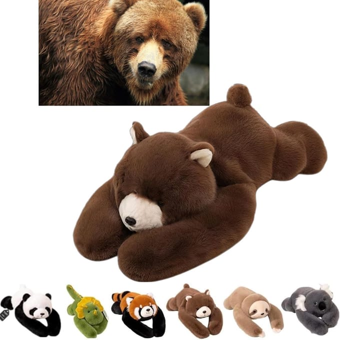 Verzwaarde knuffel - Pluche kussen - Stressvermindering - Beweegbare ledematen - Panda