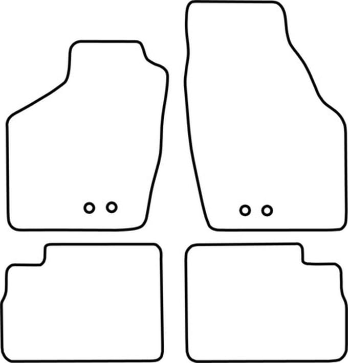 Automatten | Mattenset Opel Agila - A modellen - 2004 - 2008