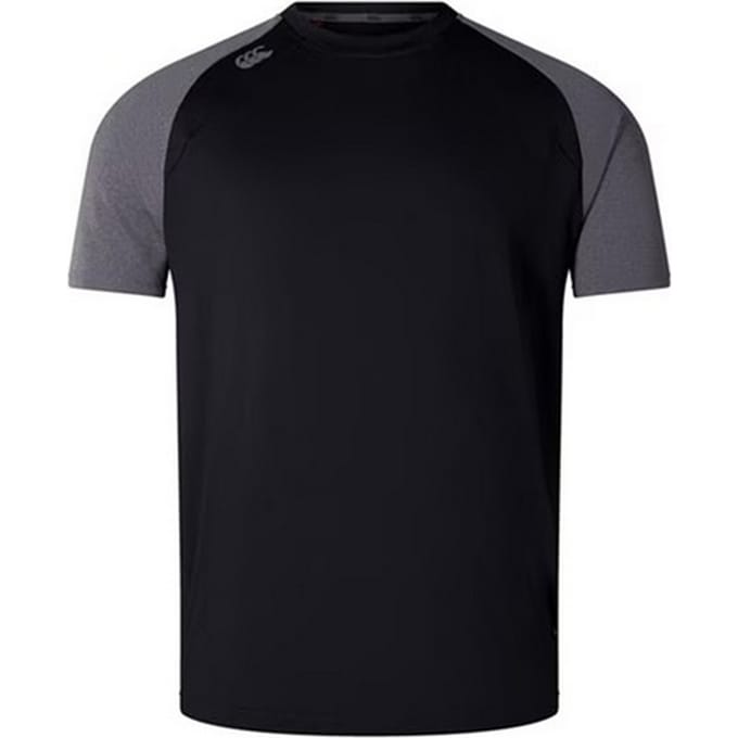 Canterbury Heren Elite Training T-Shirt (Zwart/Magneet Marl)