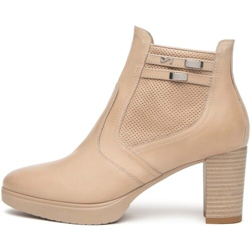 Nero Giardini - E615080D - LaarsjesDames laarzen - Kleur: Wit/beige - Maat: 36