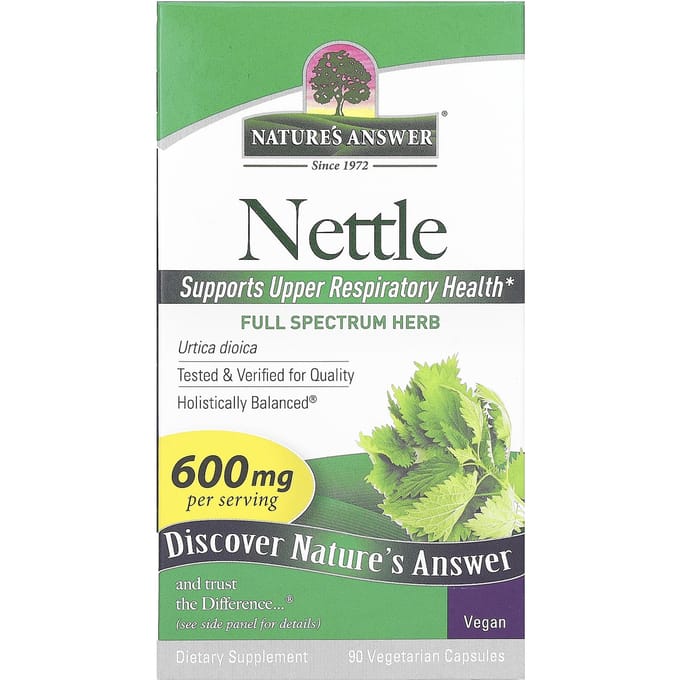 Nature'S Answer, Brandnetel, 600mg, 90 Vegetarische Capsules (300 mg per capsule)