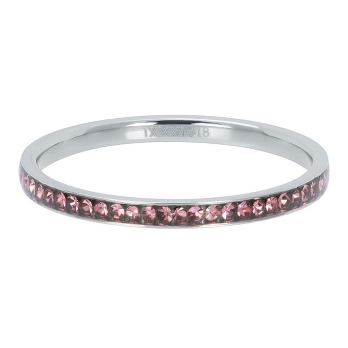 Zirconia pink - iXXXi - Vulring zirconia 2 mm - Silver