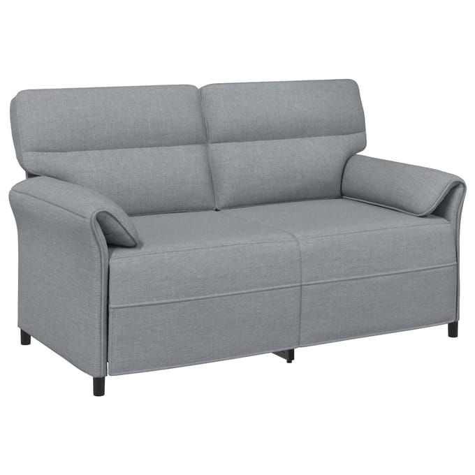 vidaXL - Bank - 100% - polyester - metalen - frame - MDF, - Multiplex