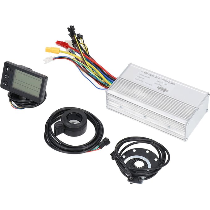 Elektrische Fiets Gemodificeerde Controller Set met 30A Controller en S866 Display voor 1000W Motoren white