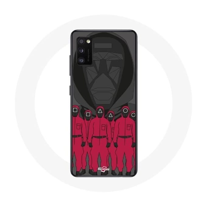 Coque pour Samsung Galaxy S20 Squid Game Affiche masques personnages