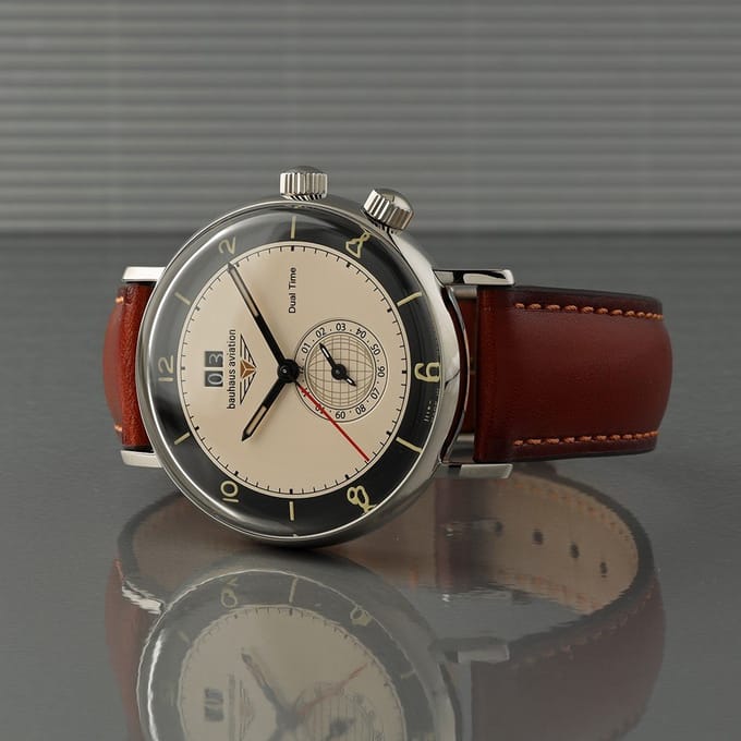 Bauhaus Aviation 2446-2 Aviation Vintage Pilot Horloge