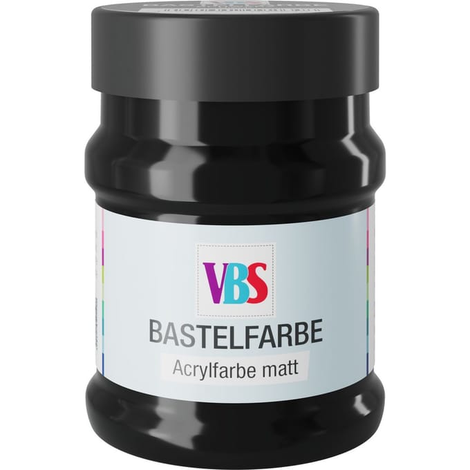 VBS Knutselverf, 230 ml - Zwart