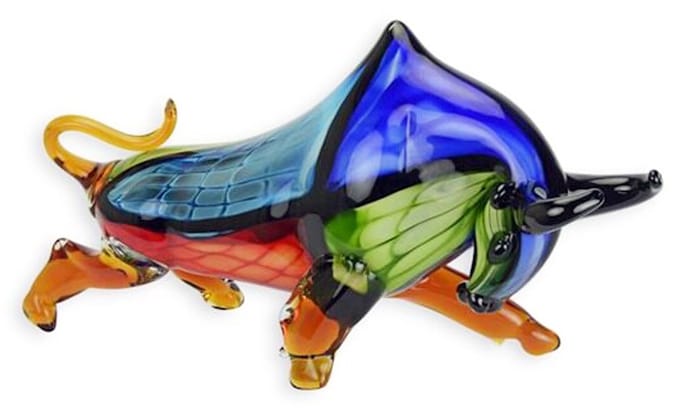 AL - Stier - Glaswerk - 22.2 x 43 cm