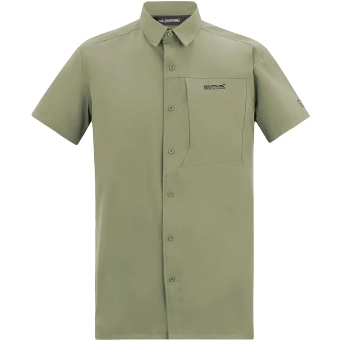Heren anti-insect reisshirt met korte mouwen