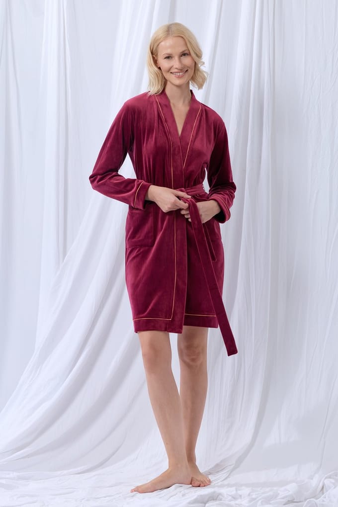 Lords & Lilies Dames Kamerjas Wijnrood L