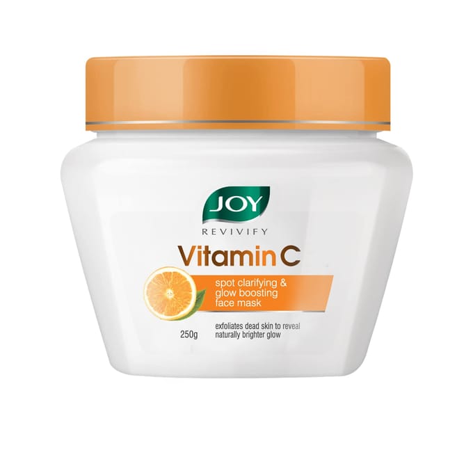 Masque Visage Joy Vitamine C pour une Peau Éclatante 250g | Masque Visage Éclaircissant pour Tous les Types de Peau white