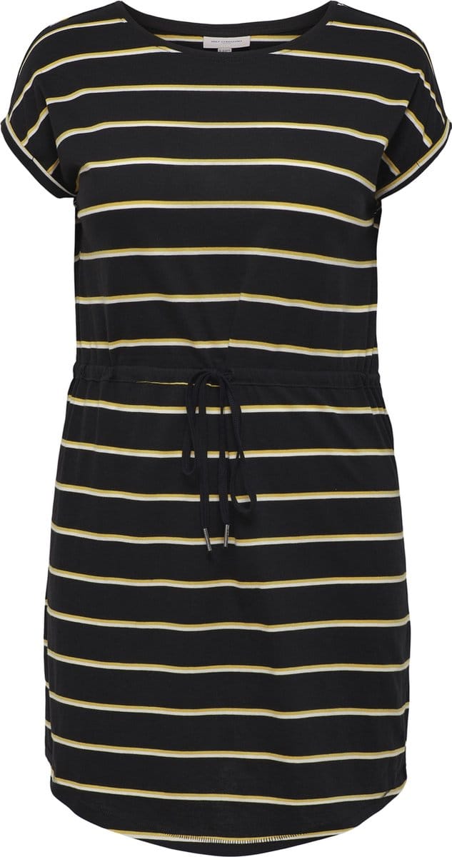 ONLY CARMAKOMA - CARAPRIL SS KNEE DRESS STRIPE JRS NOOS - Dames - Mini jurken