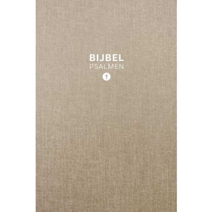 Hsv Bijbel Met Psalmen 10x15 Linnen Taupe