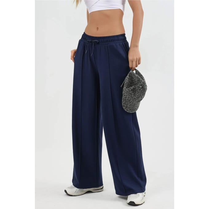 Elastische Taille Rechte Broek