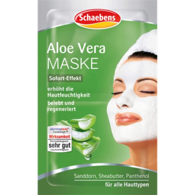 Schaebens AloÃ« Vera Gezichtsmasker 2x5ml